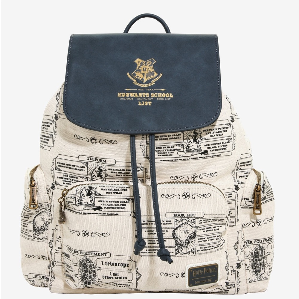 Loungefly Harry Potter school list rucksack